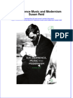PDF D H Lawrence Music and Modernism Susan Reid Ebook Full Chapter