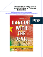 Download textbook Dancing With The Devil The Political Economy Of Privatization In China 1St Edition Lin ebook all chapter pdf 