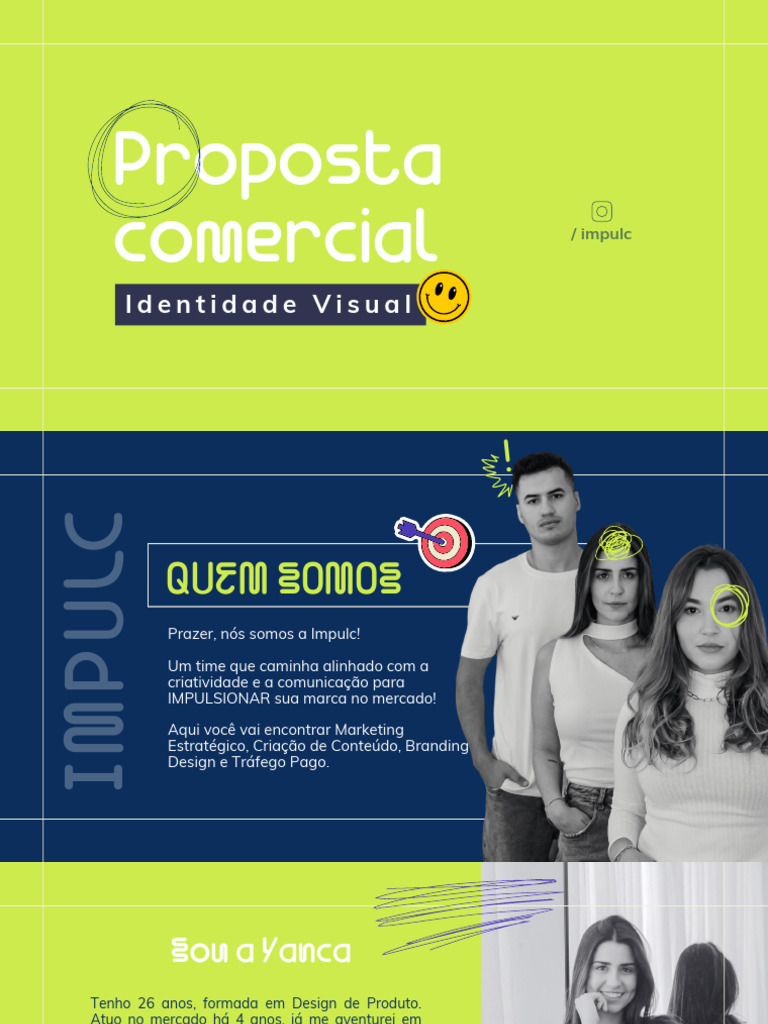 Proposta de Identidade Visual Impulc | PDF | Marca | Tipografia
