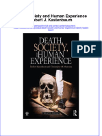 Textbook Death Society and Human Experience Robert J Kastenbaum Ebook All Chapter PDF