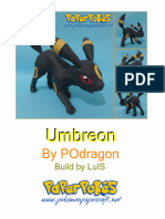 Umbreon A Letter Shiny Lined