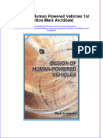 Download textbook Design Of Human Powered Vehicles 1St Edition Mark Archibald ebook all chapter pdf 