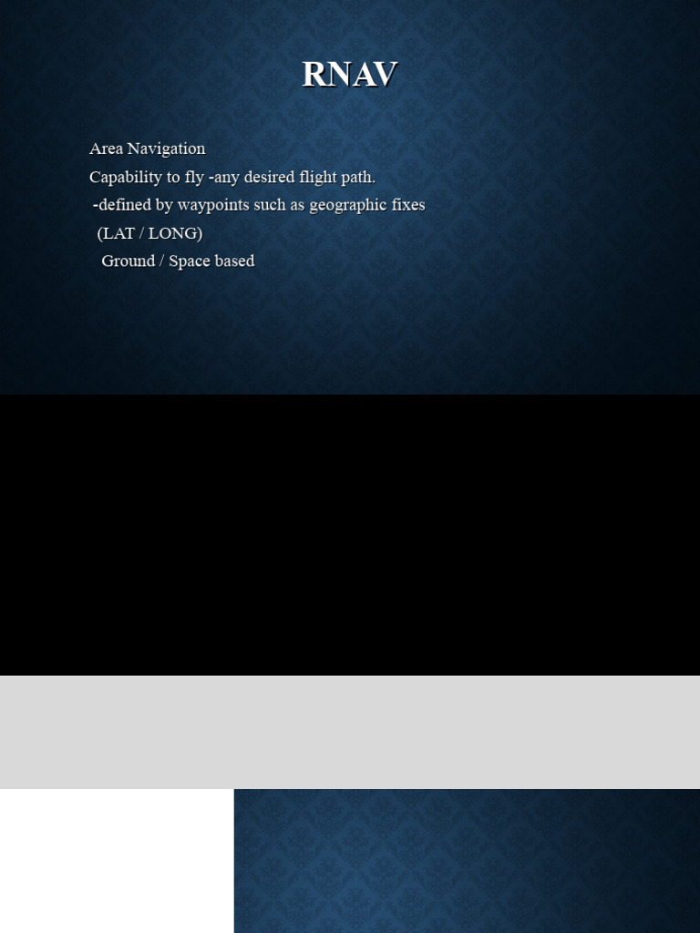 RNAV Navigation for Pilots | PDF