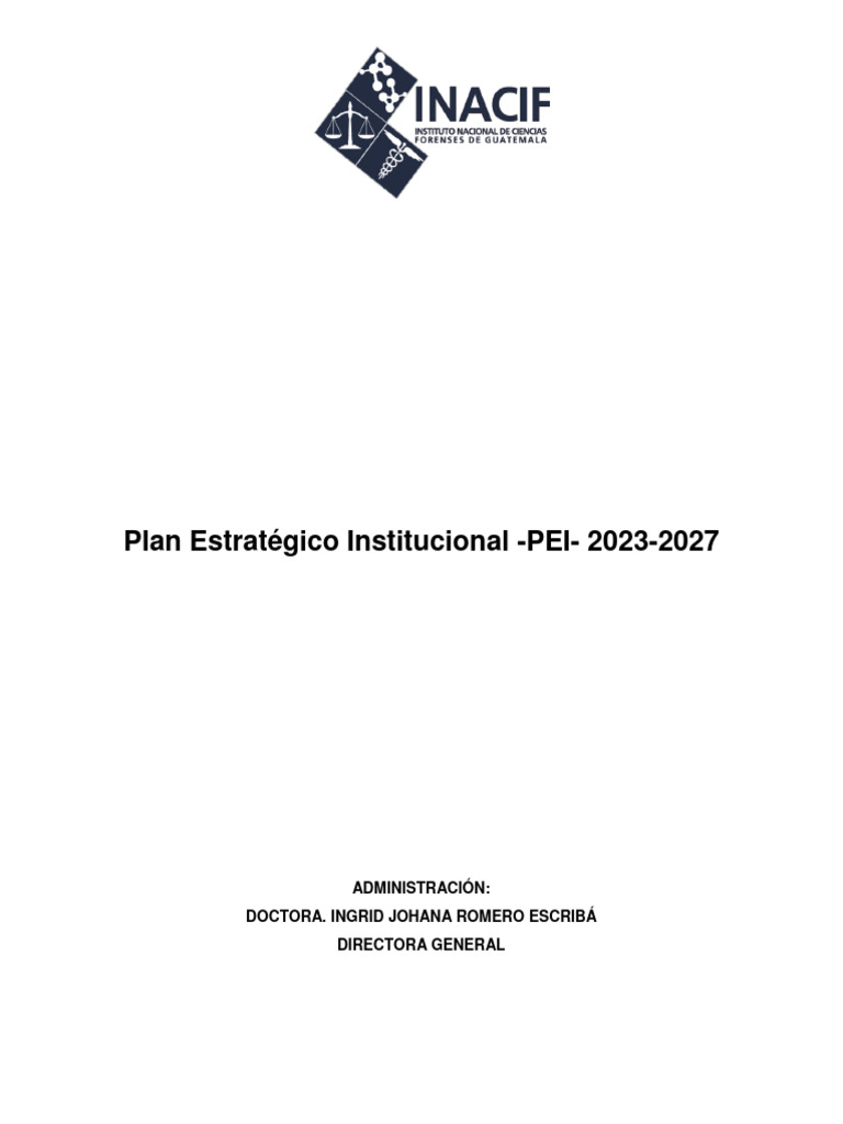 Inacif 2023-2027 | PDF | Guatemala | Judicaturas