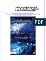 PDF Digital Media Projection Design Technology For Theatre First Published 2018 Edition Alex Oliszewski Ebook Full Chapter