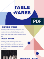 Table Wares
