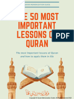 50 Lessons of Quran