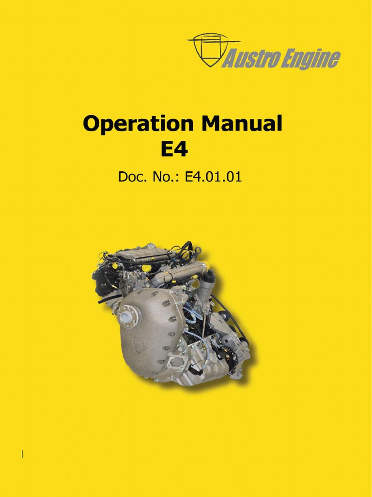 Austro AE-130 Engine OEM | PDF | Jet Fuel | Motor Oil