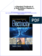 Download textbook Delmar S Standard Textbook Of Electricity Sixth Edition Stephen L Herman ebook all chapter pdf 