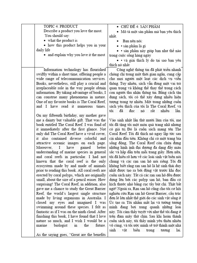 Topic 4 - Product | PDF