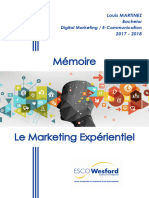 Mémoire - Le Marketing Expérientiel