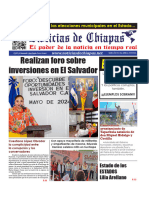 Periódico Noticias de Chiapas, Edición Virtual Jueves 09 de Mayo de 2024