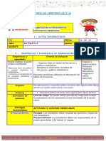 U2-sesion23-MATEMATICA ORGANIZAMOS E INTERPRETAMOS