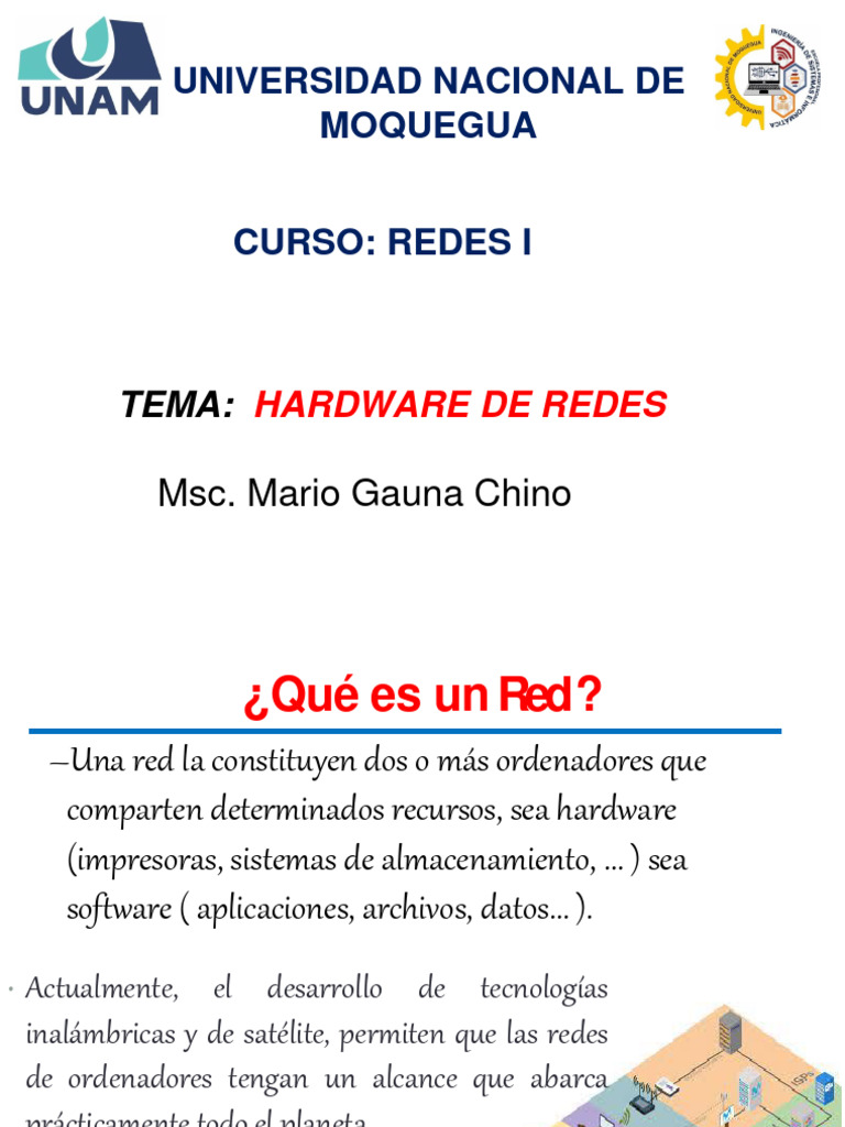 Ejemplos de Hardware de Redes | PDF | Red de computadoras | Topología ...