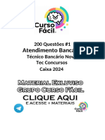 200 Questões #1 - Atendimento Bancário - Técnico Bancário - Caixa_compressed