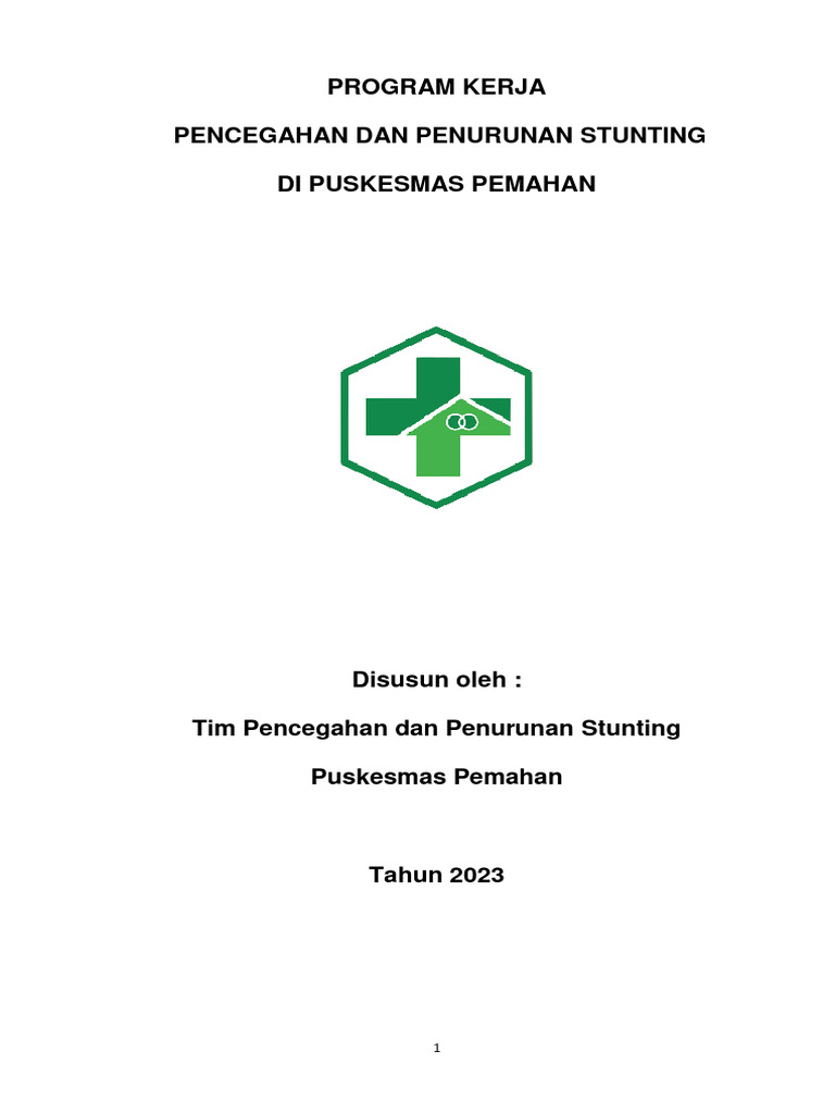 Program Kerja Stunting | PDF