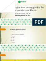 1. Konsep Dasar Kajian Ilmu Tentang Gizi Maternal Dan Pediatrik