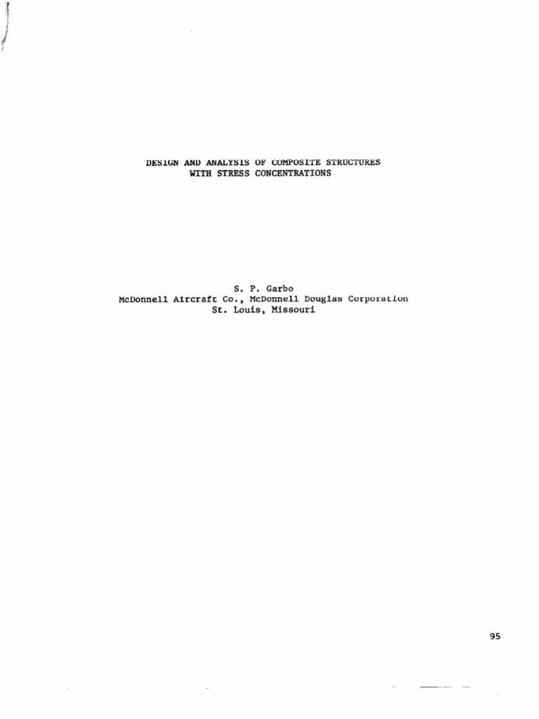 Design and Analysis of Composite Structures With Stress Con Cent Art ...