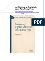 Download pdf Democracy Rights And Rhetoric In Southeast Asia Avery Poole ebook full chapter 