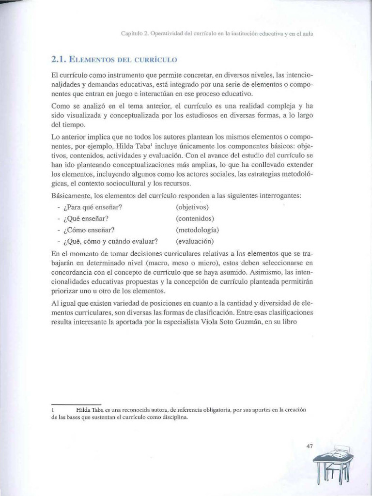 Elementos del Currículo Educativo | PDF | Evaluación | Plan de estudios