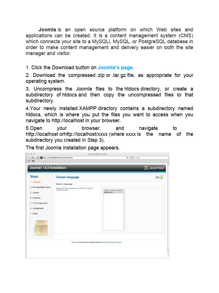 Joomla Installation Guide for Beginners | PDF | Superuser | Joomla