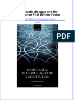 Download textbook Democratic Dialogue And The Constitution First Edition Young ebook all chapter pdf 