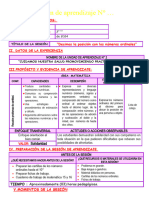 SESIÓN DECIMOS LA POSICIÓN CON LOS NÚMEROS ORDINALES 1° AL 10°