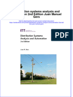PDF Distribution Systems Analysis and Automation 2Nd Edition Juan Manuel Gers Ebook Full Chapter