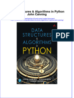Full Chapter Data Structures Algorithms in Python John Canning PDF