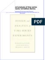 Download textbook Design And Analysis Of Time Series Experiments 1St Edition Bartos ebook all chapter pdf 