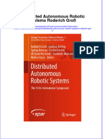 Textbook Distributed Autonomous Robotic Systems Roderich Gros Ebook All Chapter PDF