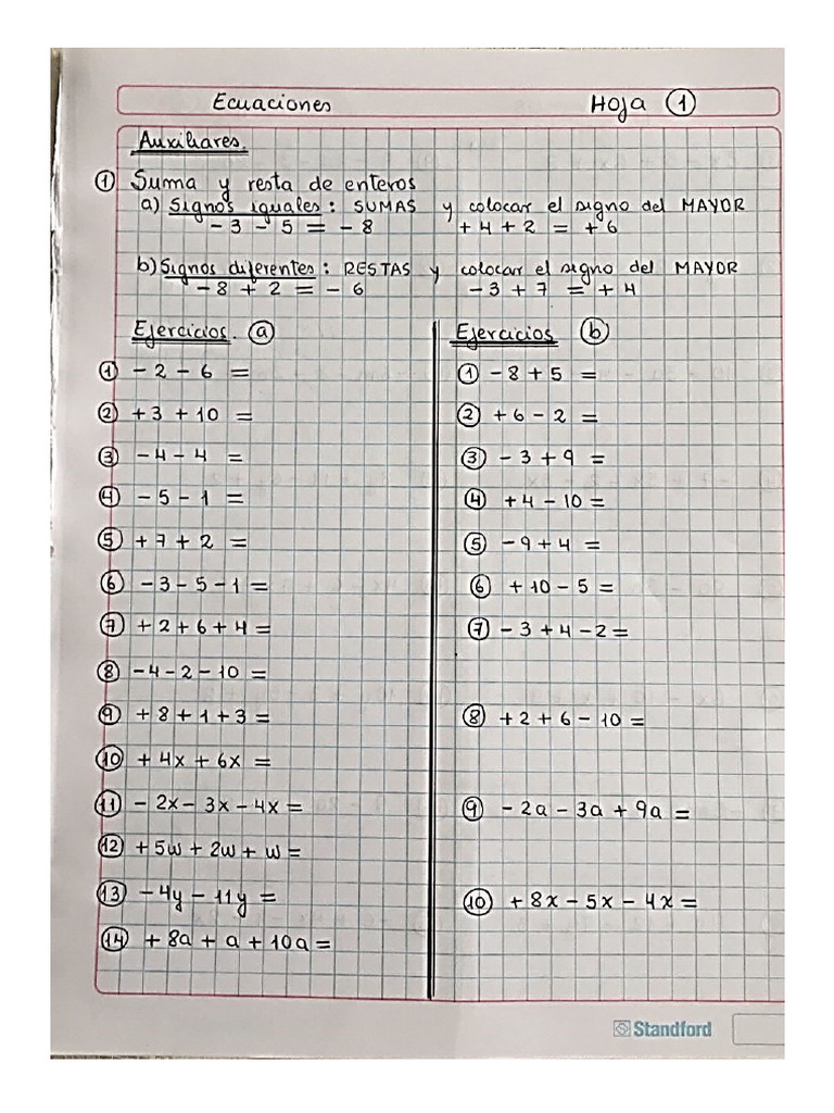 1 Clase Matematica | PDF