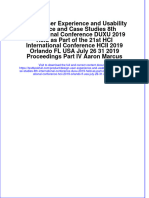 Download pdf Design User Experience And Usability Practice And Case Studies 8Th International Conference Duxu 2019 Held As Part Of The 21St Hci International Conference Hcii 2019 Orlando Fl Usa July 26 31 2019 Pro ebook full chapter 