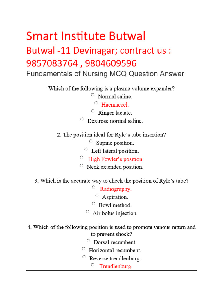 FUNDAMENTALS OF NURSING MCQS WITH ANSWERS PDF FREE DOWNLOAD 2020 visual data 2