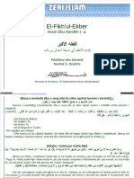 Dokumen - Tips Fikhul Ekber Imam Ebu Hanife Shqip