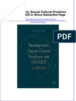 Textbook Development Sexual Cultural Practices and Hiv Aids in Africa Samantha Page Ebook All Chapter PDF