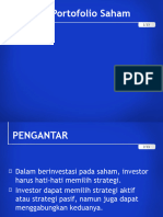 7- Strategi Portofolio Saham