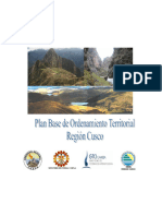 Plan Territorial Cusco - Regional - Cusco