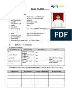 Formulir Isian Data Pelamar