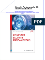 Download pdf Computer Security Fundamentals 4Th Edition Chuck Easttom ebook full chapter 