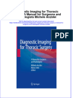 Textbook Diagnostic Imaging For Thoracic Surgery A Manual For Surgeons and Radiologists Michele Anzidei Ebook All Chapter PDF