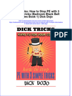 Textbook Dick Tricks How To Stop Pe With 3 Simple Tricks Bedroom Black Belt Series Book 1 Dick Dojo Ebook All Chapter PDF