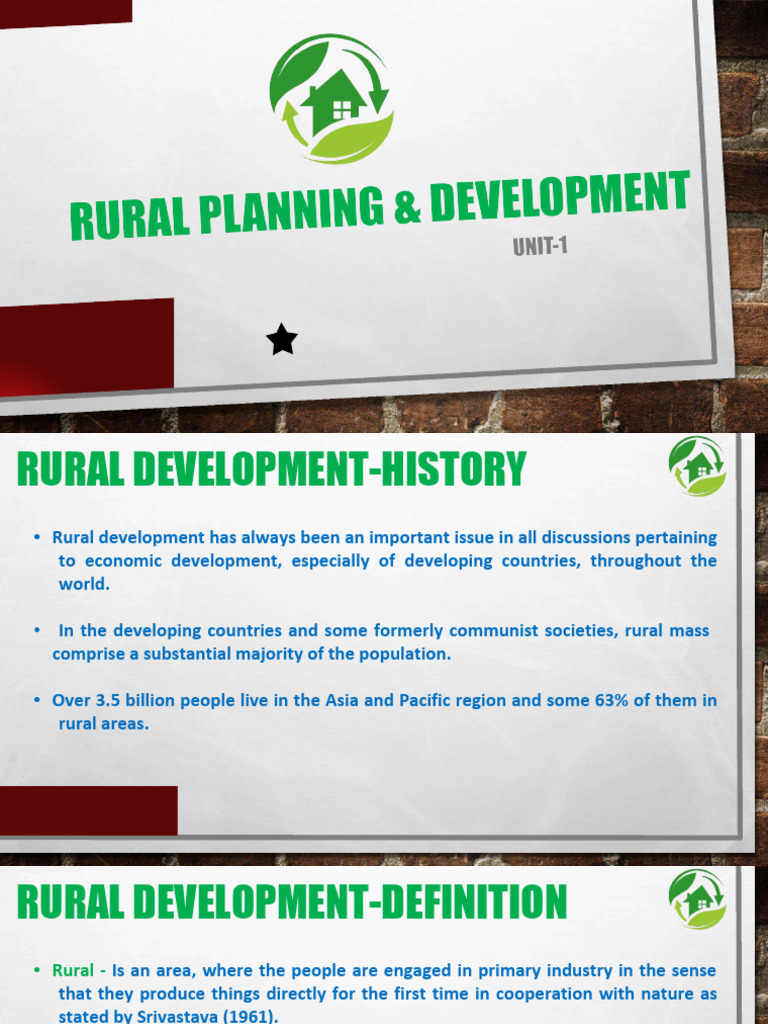 Rural Development (AKTU) Unit 1 | PDF | Agriculture | Economies