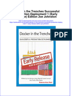 Textbook Docker in The Trenches Successful Production Deployment 1 Early Release Edition Joe Johnston Ebook All Chapter PDF