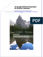 Download pdf Concepts Of Programming Languages 11Th Edition Sebesta ebook full chapter 