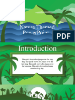 Nature Themed PPT Template by Gemo Edits
