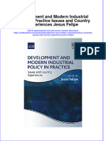 Textbook Development and Modern Industrial Policy in Practice Issues and Country Experiences Jesus Felipe Ebook All Chapter PDF