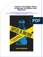 Download textbook Dopers In Uniform The Hidden World Of Police On Steroids 1St Edition John Hoberman ebook all chapter pdf 