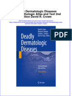 Full Chapter Deadly Dermatologic Diseases Clinicopathologic Atlas and Text 2Nd Edition David R Crowe PDF