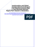 Download textbook Digital Transformation And Global Society Third International Conference Dtgs 2018 St Petersburg Russia May 30 June 2 2018 Revised Selected Papers Part I Daniel A Alexandrov ebook all chapter pdf 